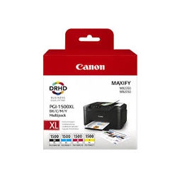 PGI1500XL BK/C/M/Y zestaw 4 tusze Canon do Canon Maxify MB 2050, Canon Maxify MB 2350